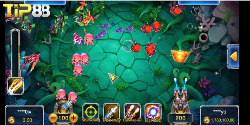 Bắn Cá TIP88 - Chơi Game Cực Sung, Săn Thưởng Đỉnh Giới thiệu sảnh Bắn cá TIP88