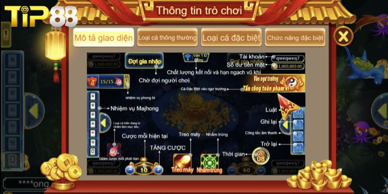 Tam Tiên Bắn Cá TIP88 - Khám Phá Đại Dương Săn Xu Cực Đỉnh Học hỏi kinh nghiệm săn cá Tam tiên cực hay