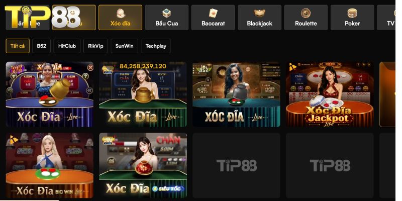 Xóc đĩa TIP88 – Trò chơi đổi thưởng hấp dẫn Nhất năm 2026 Tìm hiểu trò chơi Xóc đĩa TIP88