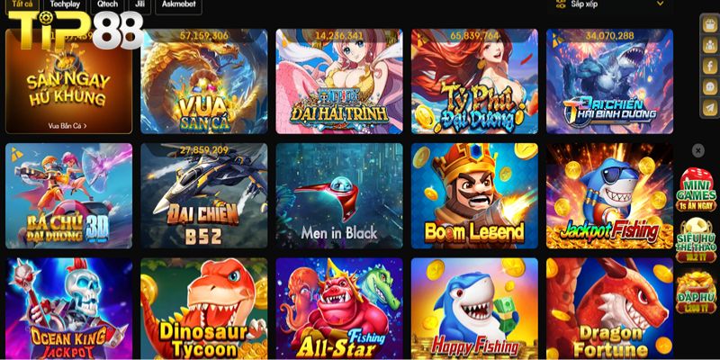 Bắn Cá TIP88 - Chơi Game Cực Sung, Săn Thưởng Đỉnh Top trò chơi bắn cá online nên thử một lần